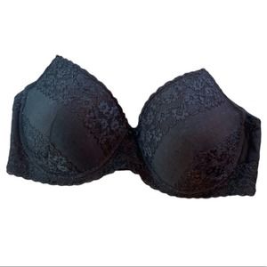 42D Strapless Black Bra - Great Condition